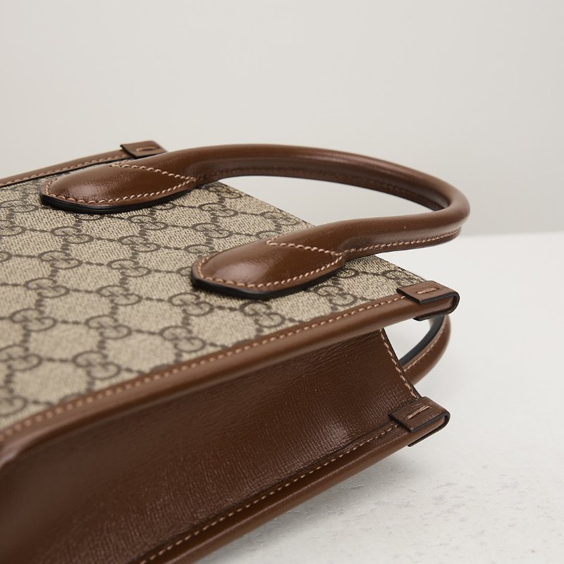 二手Gucci Retro mini 琴譜包/棕老花-13