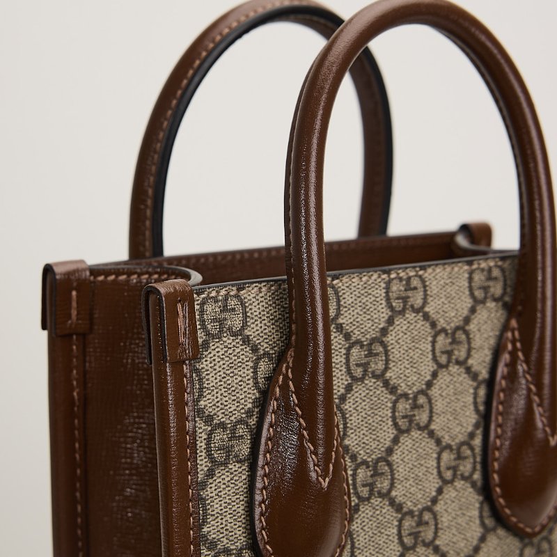 二手Gucci Retro mini 琴譜包/棕老花-15