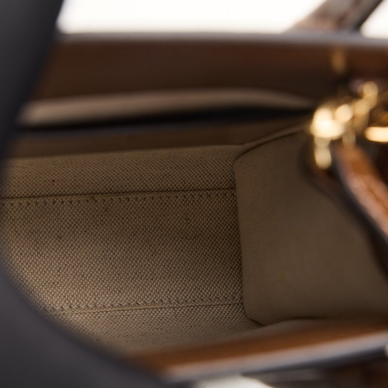 二手Gucci Retro mini 琴譜包/棕老花-16