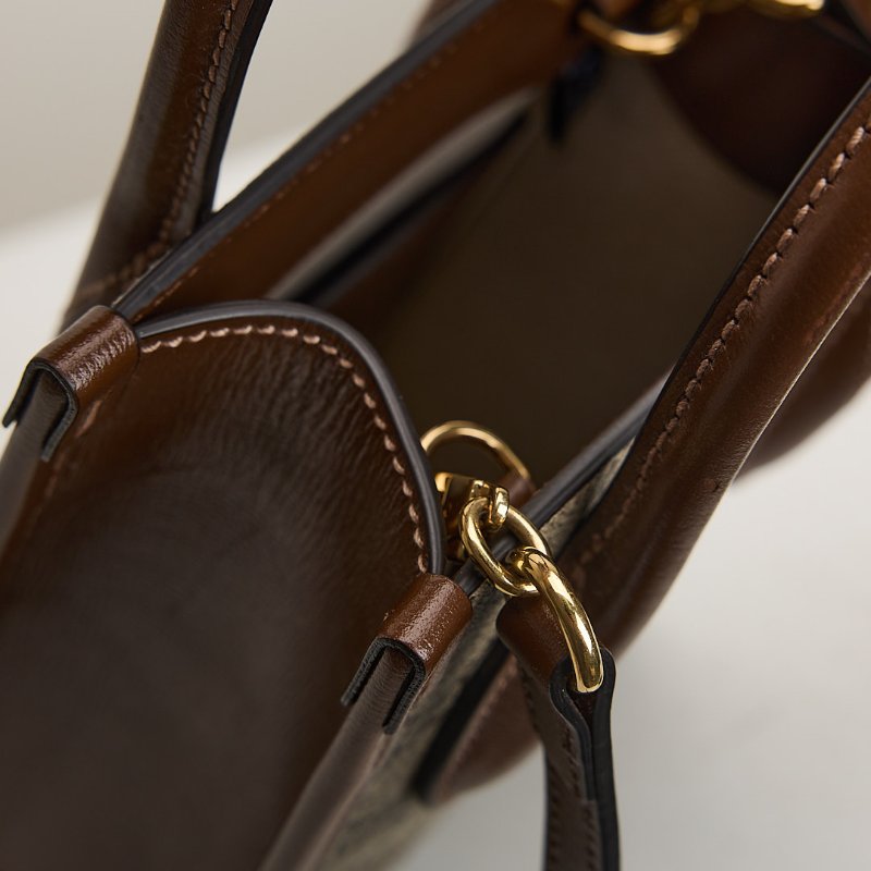 二手Gucci Retro mini 琴譜包/棕老花-20