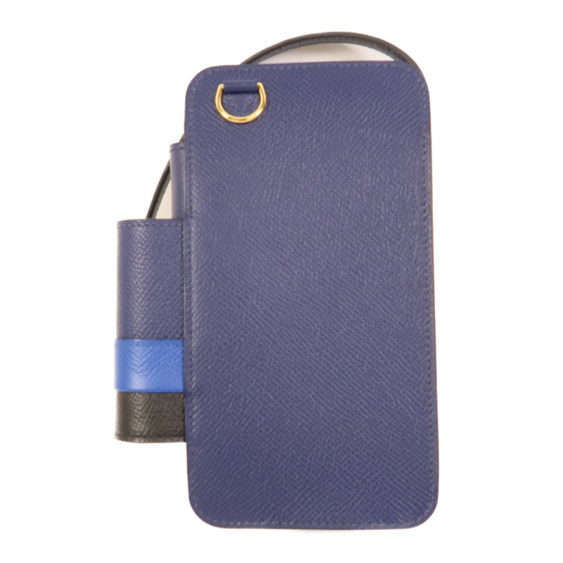 HERMES Epsom皮革Hermesway手機袋Saphire-1