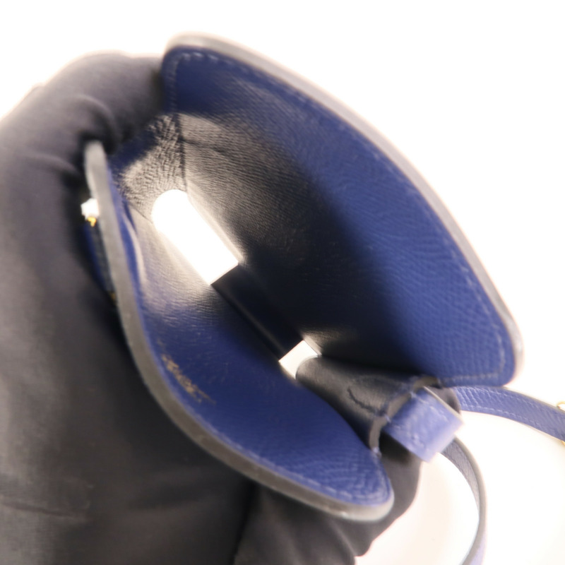 HERMES Epsom皮革Hermesway手機袋Saphire-5