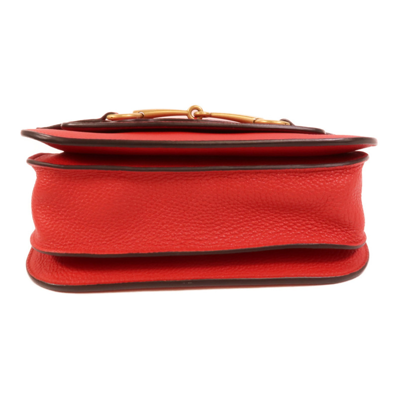 GUCCI 牛皮皮革Horsebit肩背袋-3