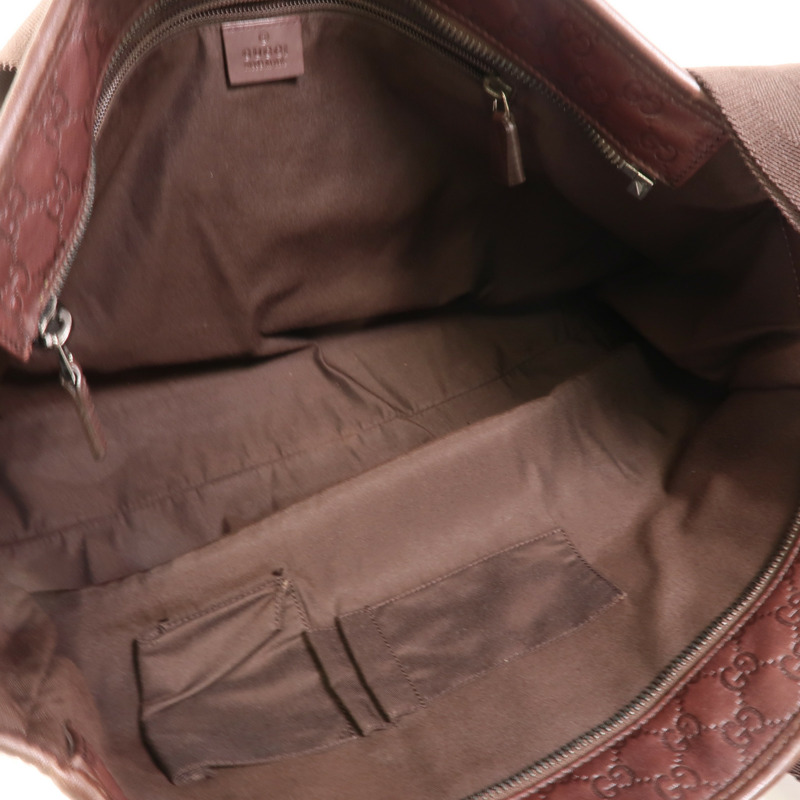 GUCCI 牛皮皮革GG Guccissima Tote手挽肩背兩用袋-4
