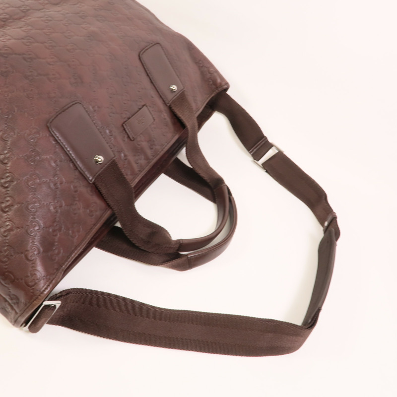 GUCCI 牛皮皮革GG Guccissima Tote手挽肩背兩用袋-5