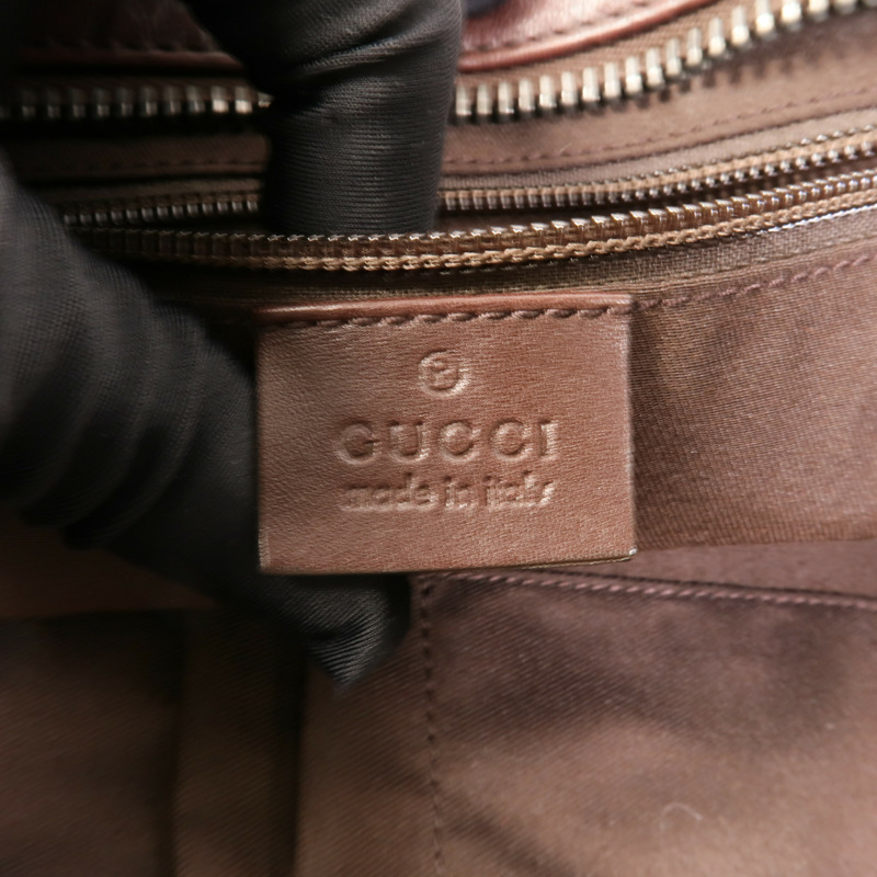 GUCCI 牛皮皮革GG Guccissima Tote手挽肩背兩用袋-7