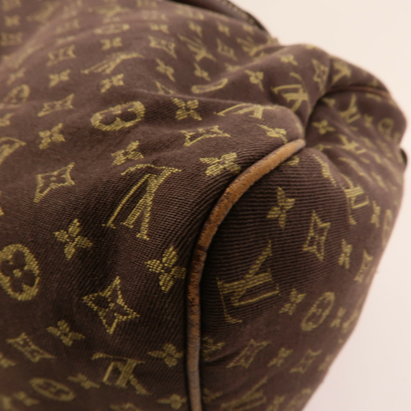 LOUIS VUITTON Monogram Mini Lin Speedy 30金扣手挽袋-10