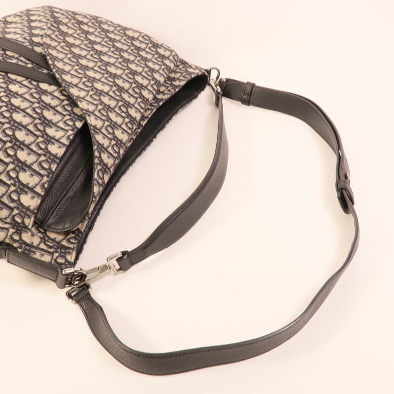 Dior 帆布Saddle手挽肩背兩用袋-5