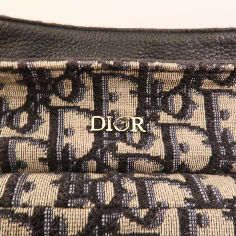 Dior 帆布Saddle手挽肩背兩用袋-7
