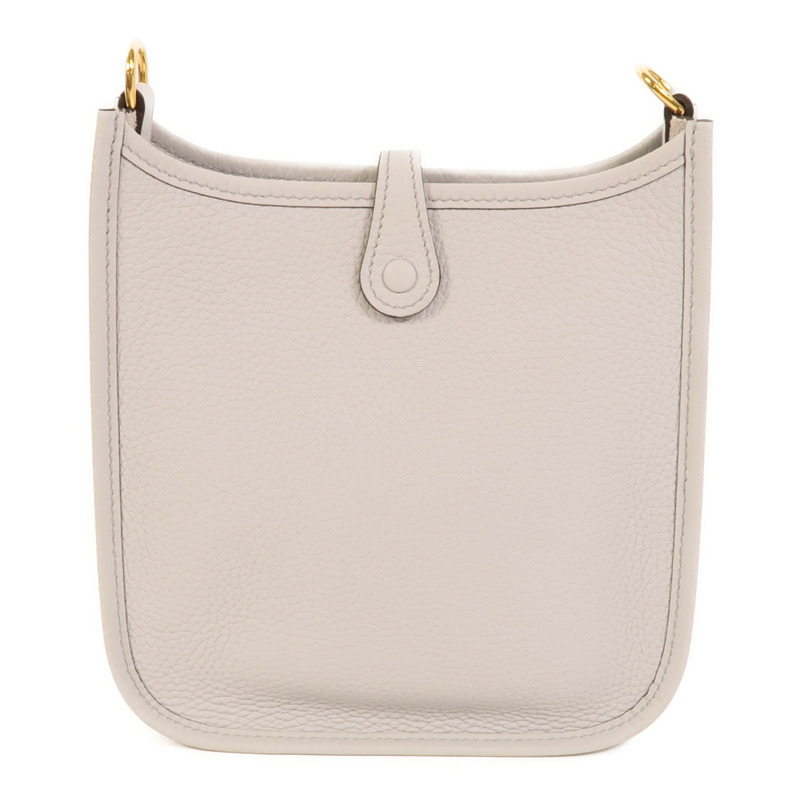HERMES Clemence皮革Evelyne TPM肩背袋Bleu Glacier-1