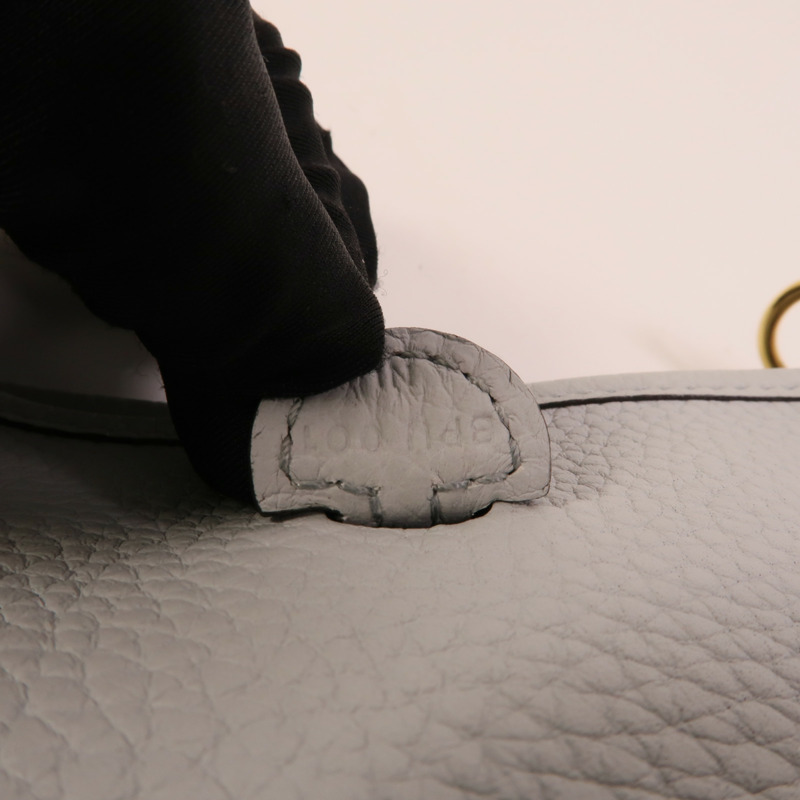 HERMES Clemence皮革Evelyne TPM肩背袋Bleu Glacier-7