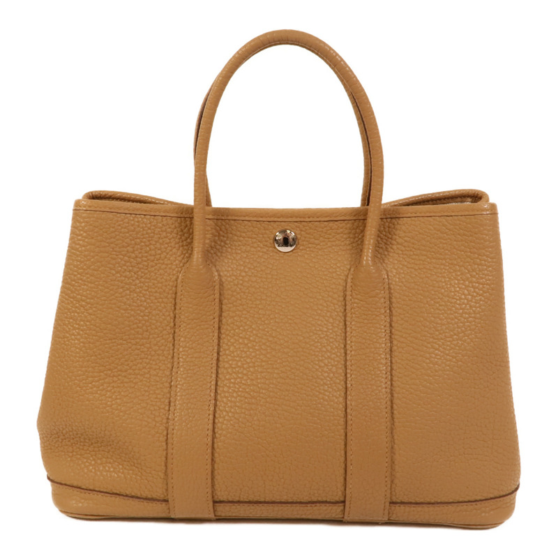 HERMES Negonda皮革Garden Party TPM手挽袋Biscuit-0