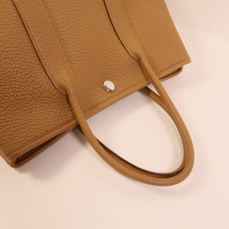 HERMES Negonda皮革Garden Party TPM手挽袋Biscuit-4