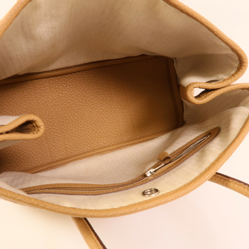 HERMES Negonda皮革Garden Party TPM手挽袋Biscuit-5