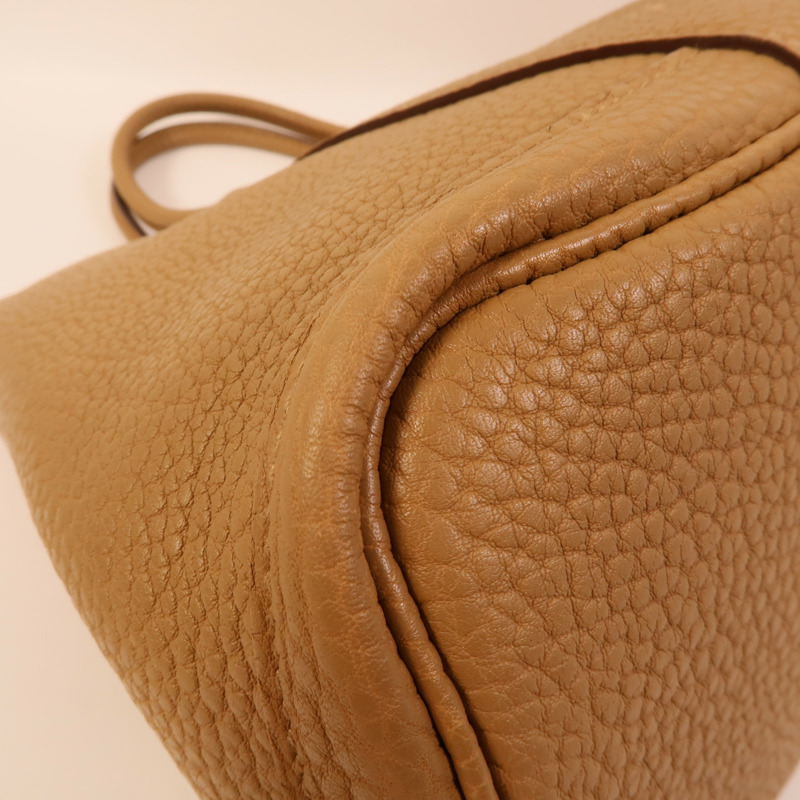 HERMES Negonda皮革Garden Party TPM手挽袋Biscuit-8