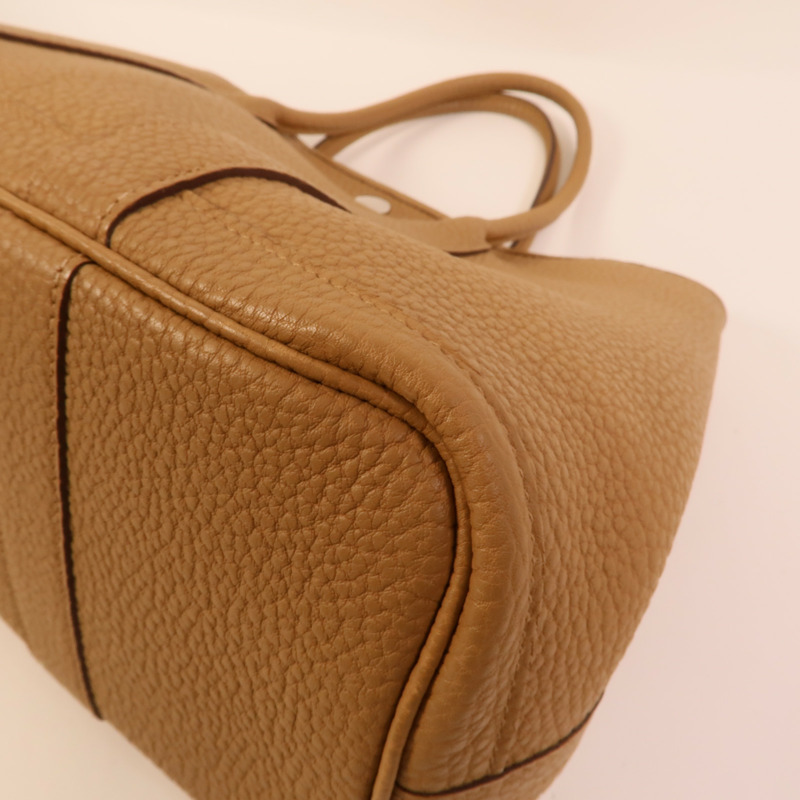 HERMES Negonda皮革Garden Party TPM手挽袋Biscuit-9