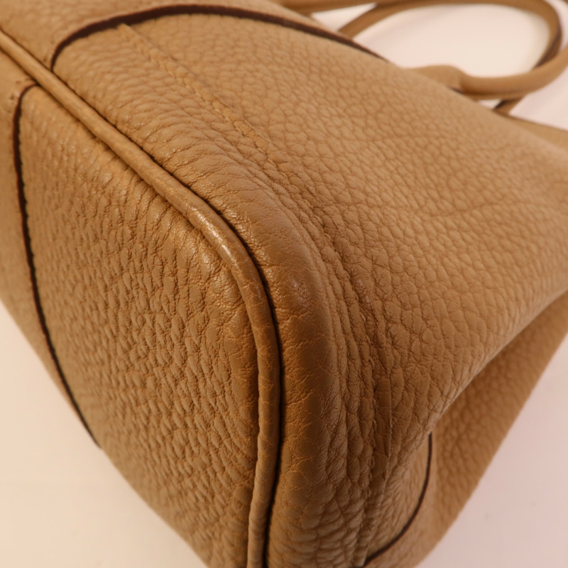 HERMES Negonda皮革Garden Party TPM手挽袋Biscuit-10