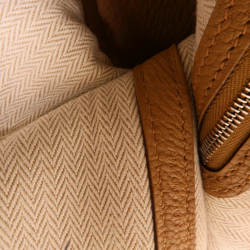 HERMES Negonda皮革Garden Party TPM手挽袋Biscuit-12