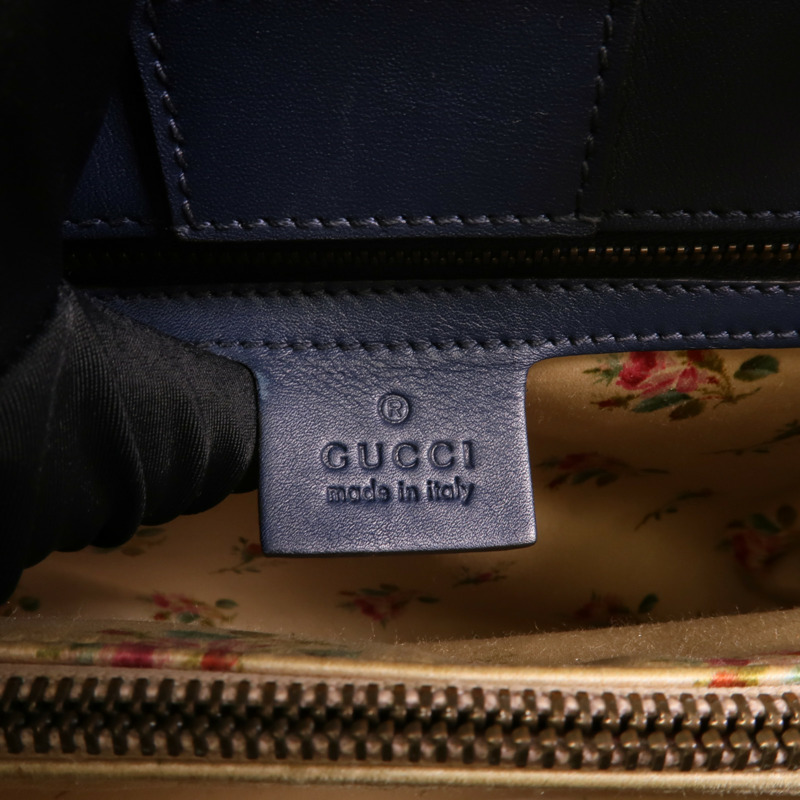 GUCCI Denim GG Marmont Matelasse手挽肩背兩用袋-6