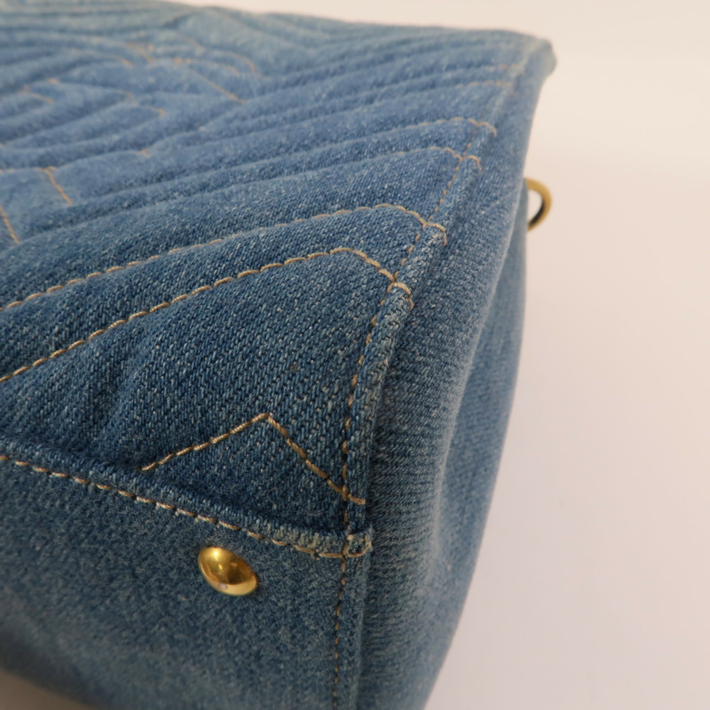 GUCCI Denim GG Marmont Matelasse手挽肩背兩用袋-13