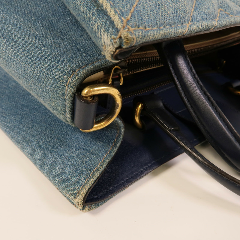 GUCCI Denim GG Marmont Matelasse手挽肩背兩用袋-16