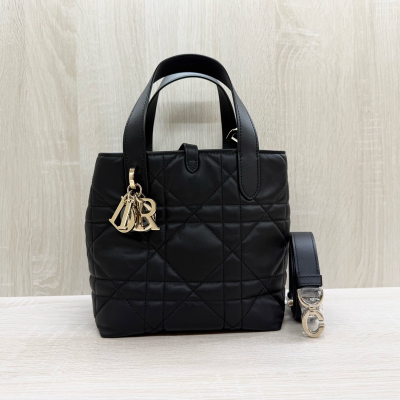 DIOR全新✨黑牛皮Toujours小號包M2835OSNW-1