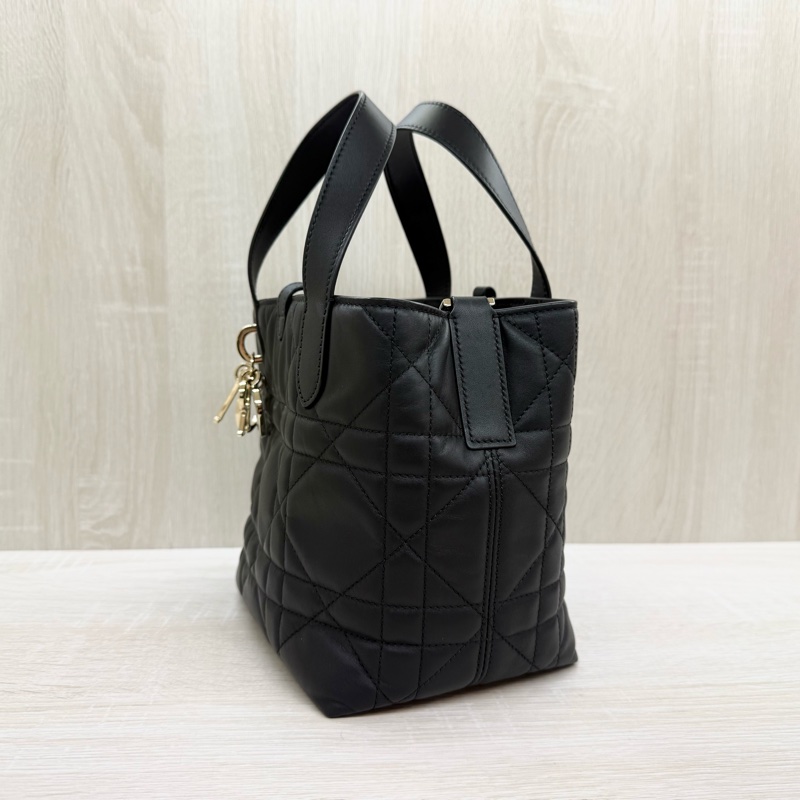 DIOR全新✨黑牛皮Toujours小號包M2835OSNW-3