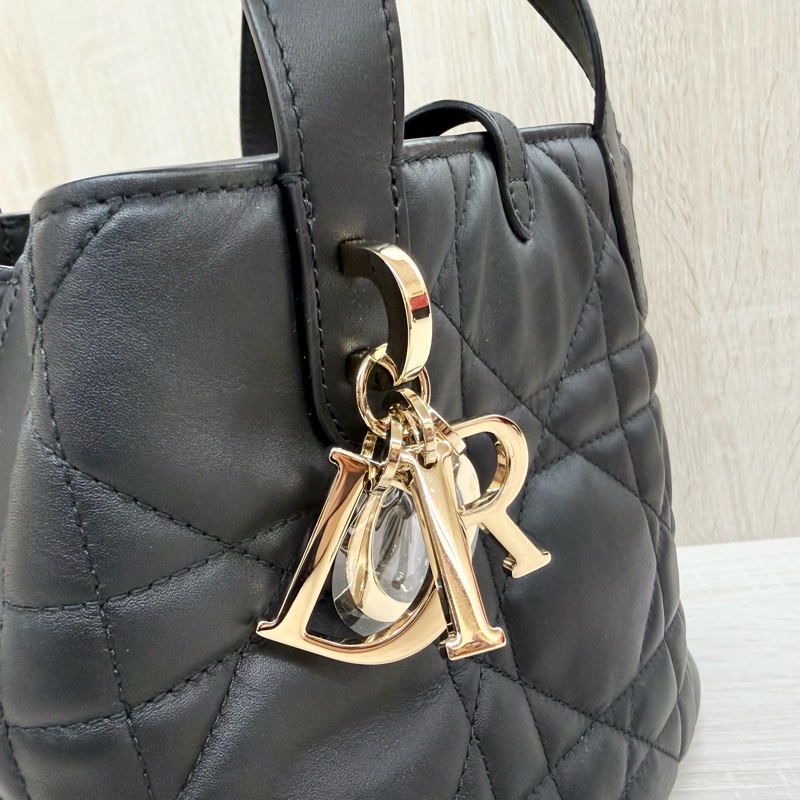 DIOR全新✨黑牛皮Toujours小號包M2835OSNW-5