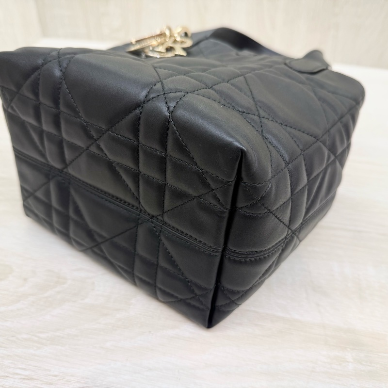 DIOR全新✨黑牛皮Toujours小號包M2835OSNW-7