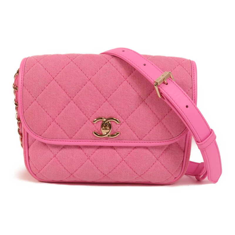 CHANEL Denim Shoulder Bag肩背袋-0