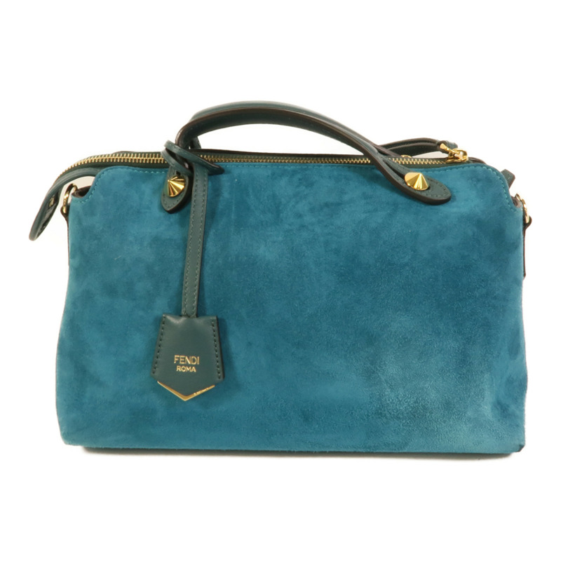 FENDI 麂皮皮革By The Way手挽肩背兩用袋-1