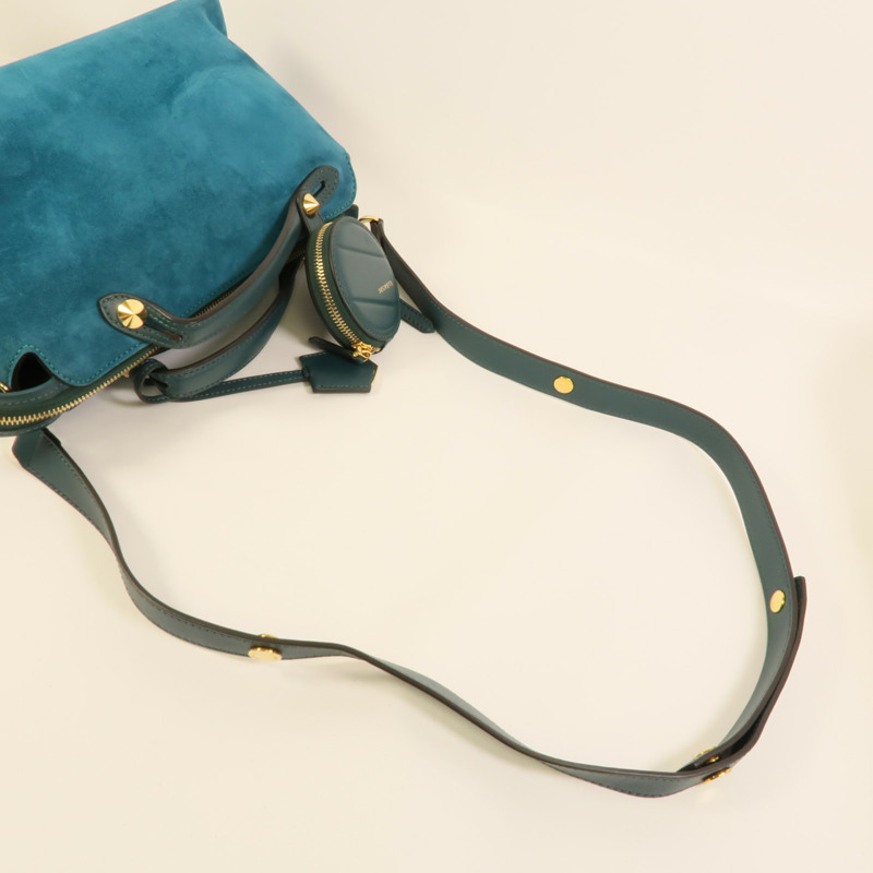 FENDI 麂皮皮革By The Way手挽肩背兩用袋-5