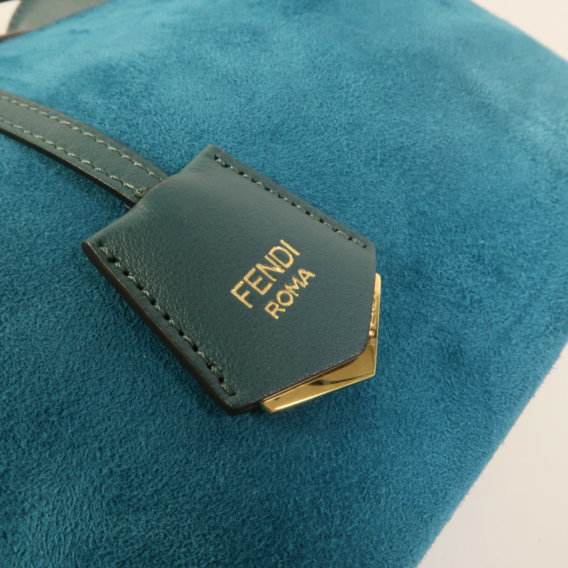 FENDI 麂皮皮革By The Way手挽肩背兩用袋-8