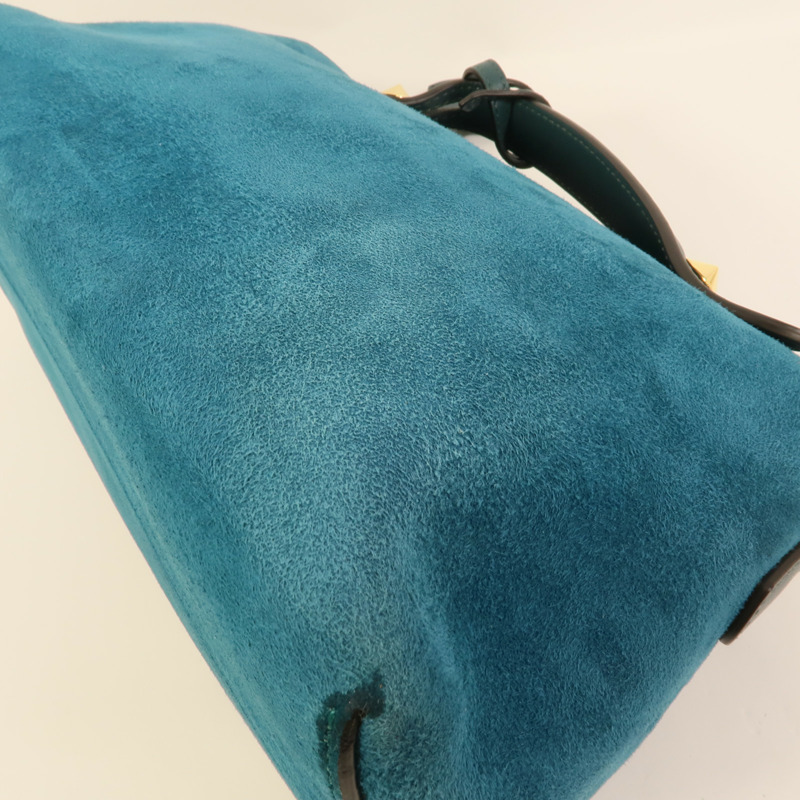 FENDI 麂皮皮革By The Way手挽肩背兩用袋-14