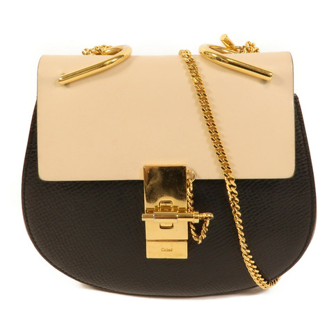 Chloe 牛皮皮革Drew肩背袋