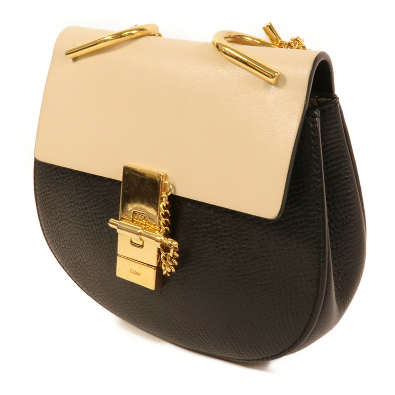 Chloe 牛皮皮革Drew肩背袋-2