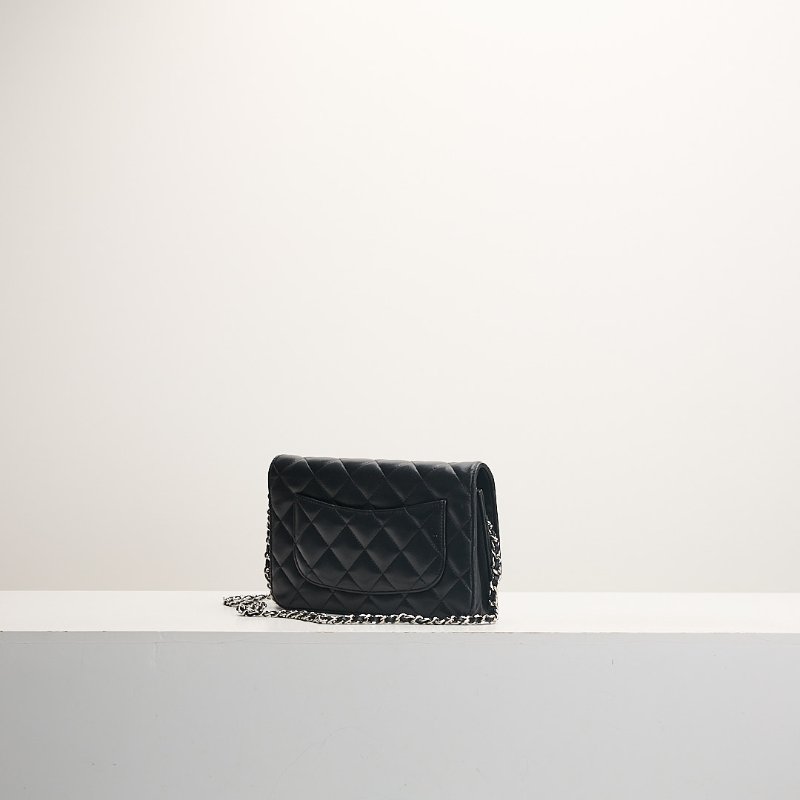 二手Chanel woc 黑銀羊-2