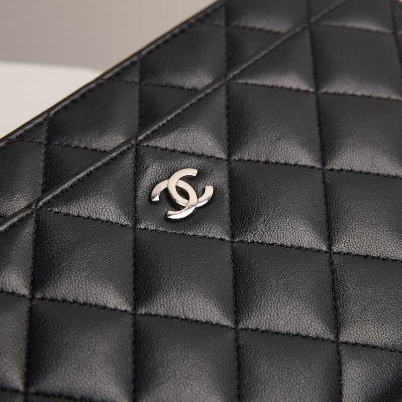 二手Chanel woc 黑銀羊-3