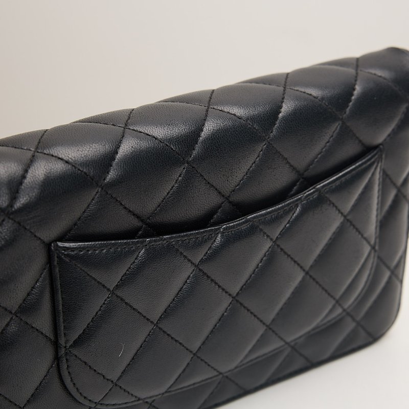 二手Chanel woc 黑銀羊-9