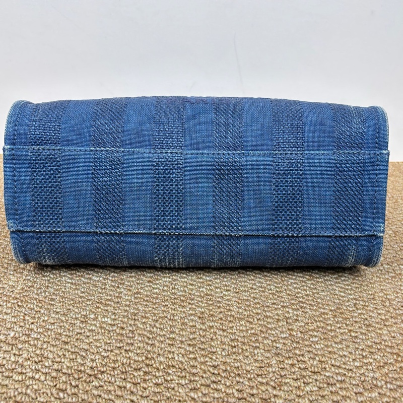 Chanel 香奈兒 拉菲草藍色沙灘包 尺碼34x14x29。 單品-2