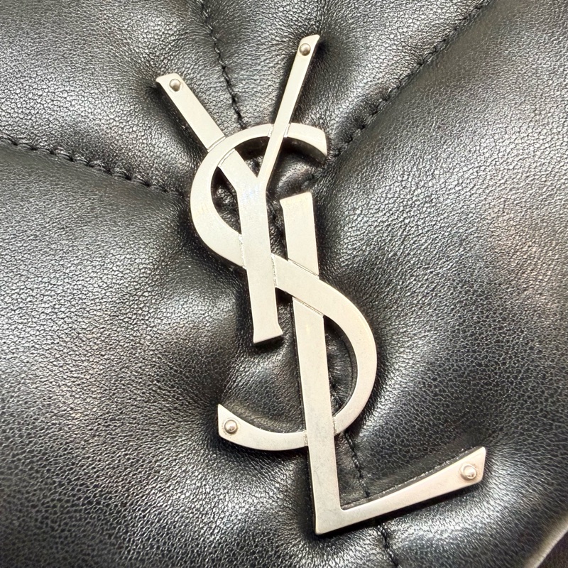 YSL🖤✨黑色羊皮中號Puffer側背包577475-13