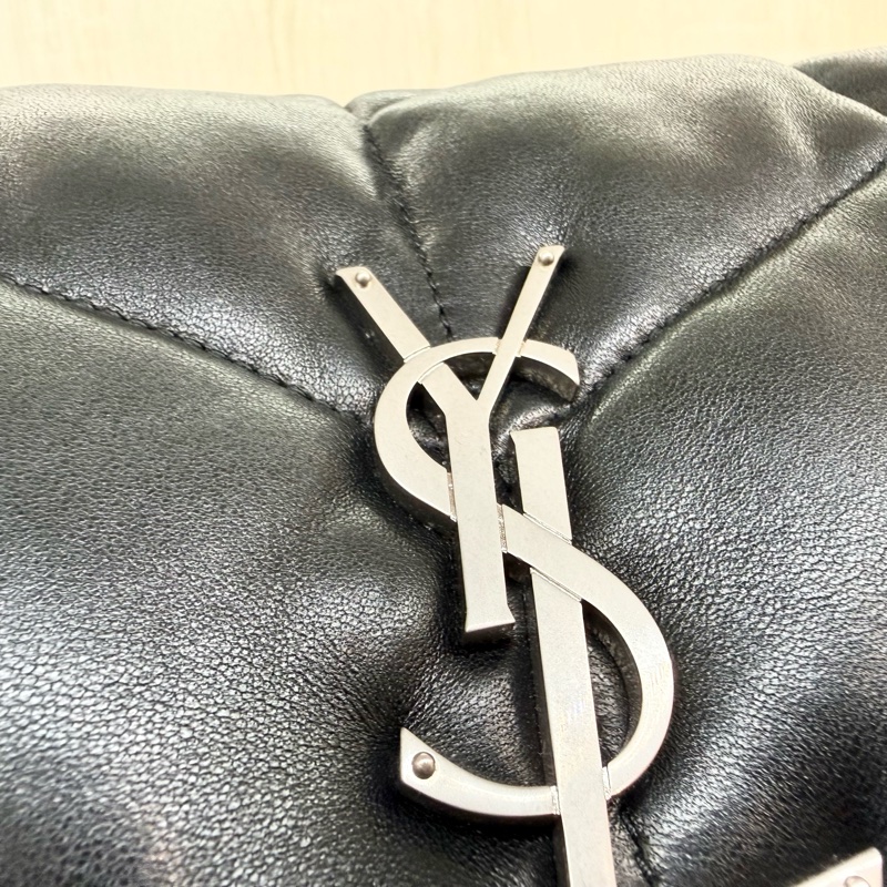 YSL🖤✨黑色羊皮中號Puffer側背包577475-14
