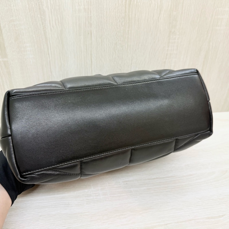 YSL🖤✨黑色羊皮中號Puffer側背包577475-16