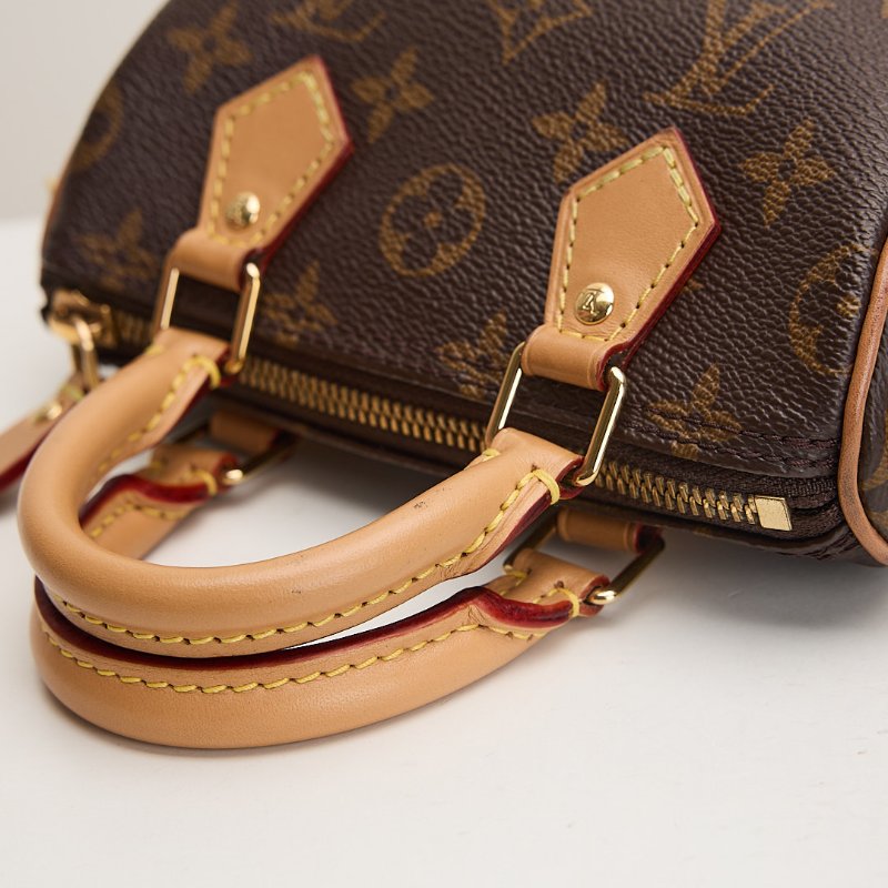 二手Lv Nano speedy 老花-11