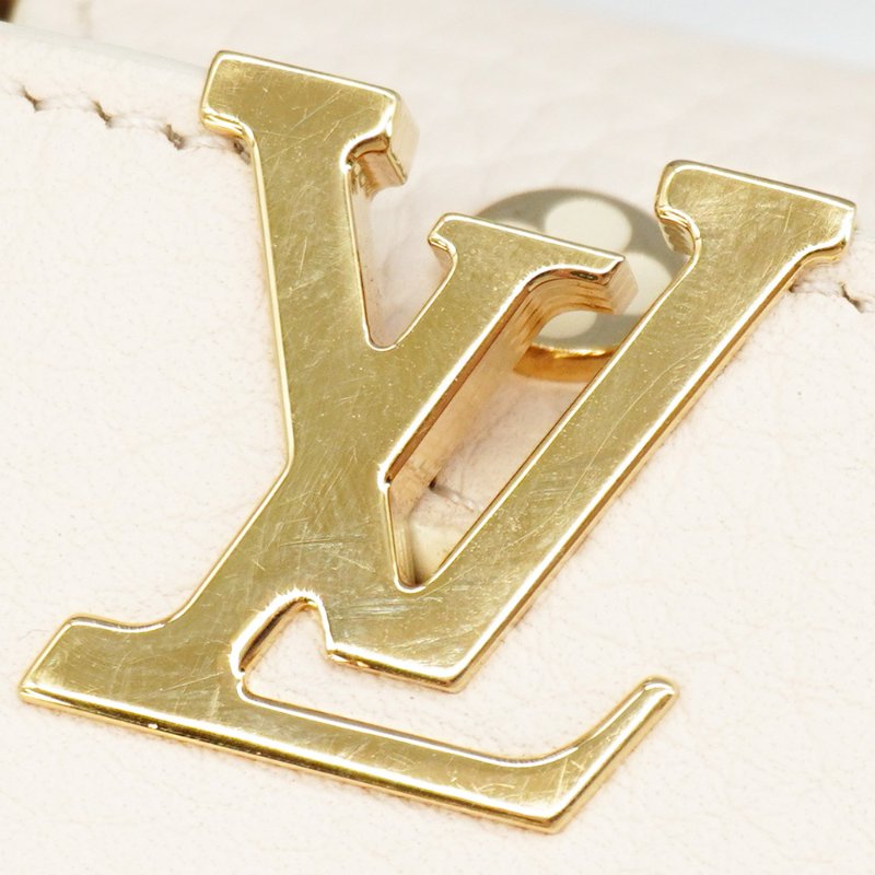 Louis Vuitton 展示品 Capucine BB 粒面牛皮手提斜背包(M24575-糖果藍)-7