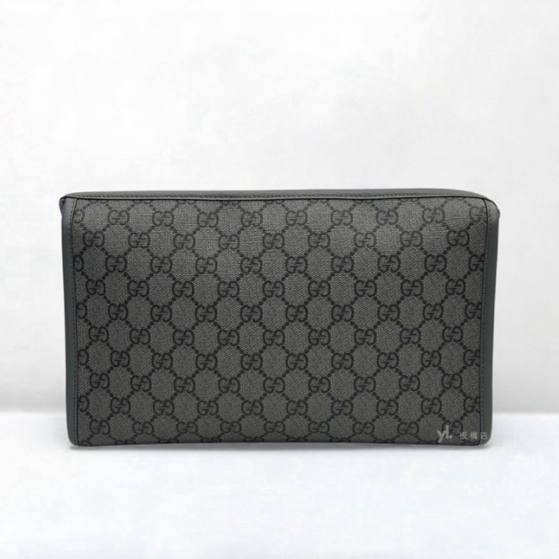 S5179-Gucci Ophidia GG 灰色塗層手拿包598234-3