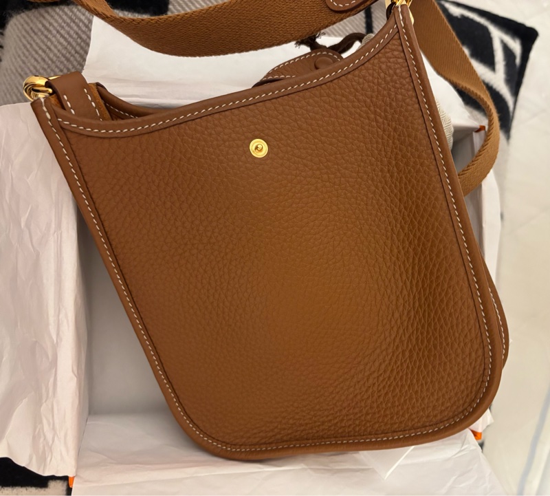 Hermes mini Evelyne 16 金棕金釦（大全配）-2