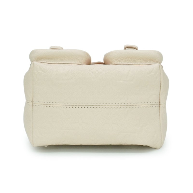 Louis Vuitton 展示品 壓紋牛皮後背包(M47106-奶油色)-3