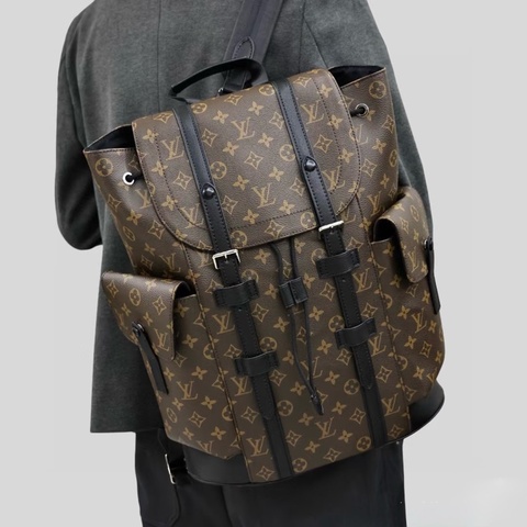 LV潮男必備✨原花Christopher MM後背包 M43735