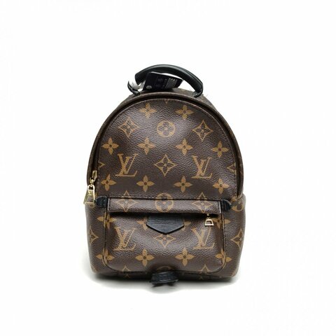LOUIS VUITTON PalmSprings小書包Mini17老花PVC2016肩背包